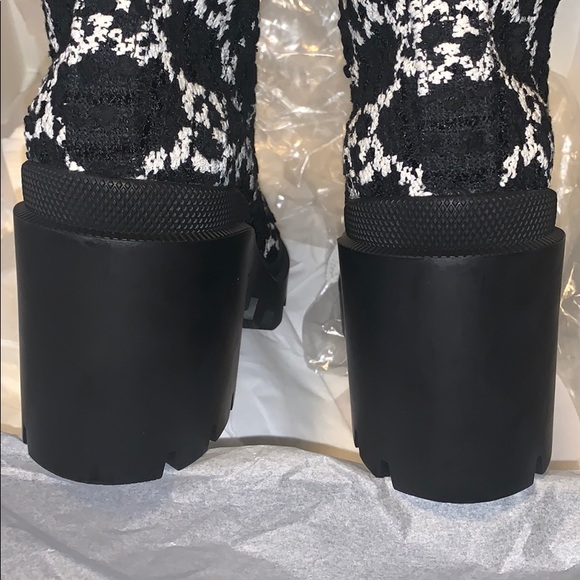 SOLd ! Gucci trip tweed boots 38.5 new - Picture 10 of 16